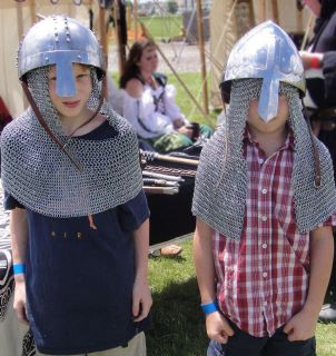 Kids in armor